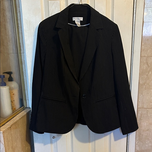 Worthington Jackets & Blazers - Worthington Black Pinstripe Blazer
